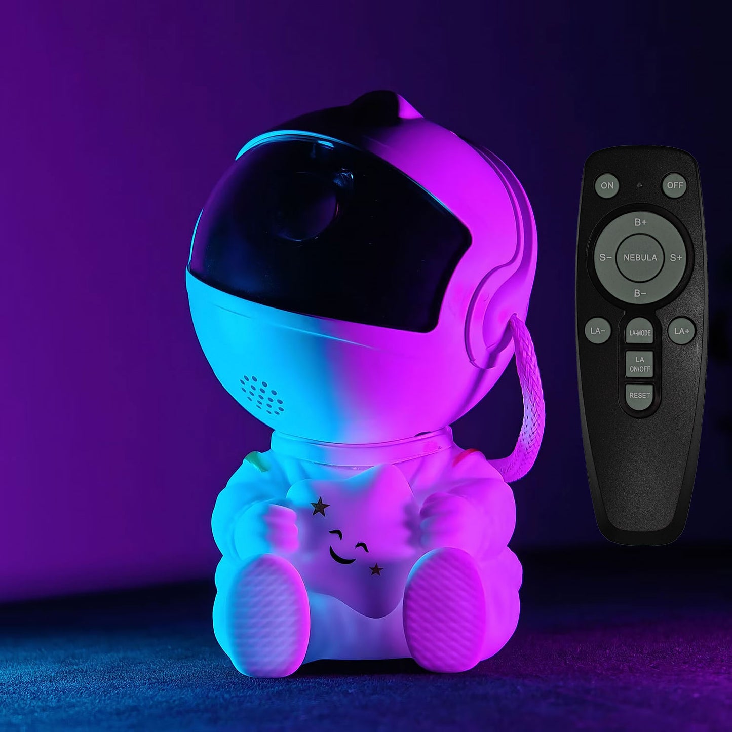 Astronaut Light Projector with Nebula, Astronaut Galaxy Star Projector Starry Night Light, Timer & Remote Control